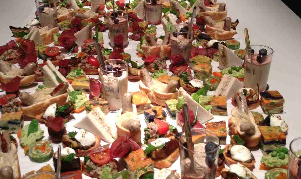 Solches Fingerfood bietet keiner, der sich Partyservice nennt