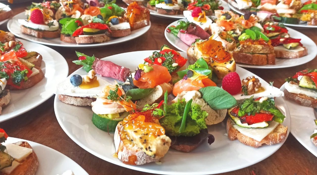 bunter mischung fingerfood