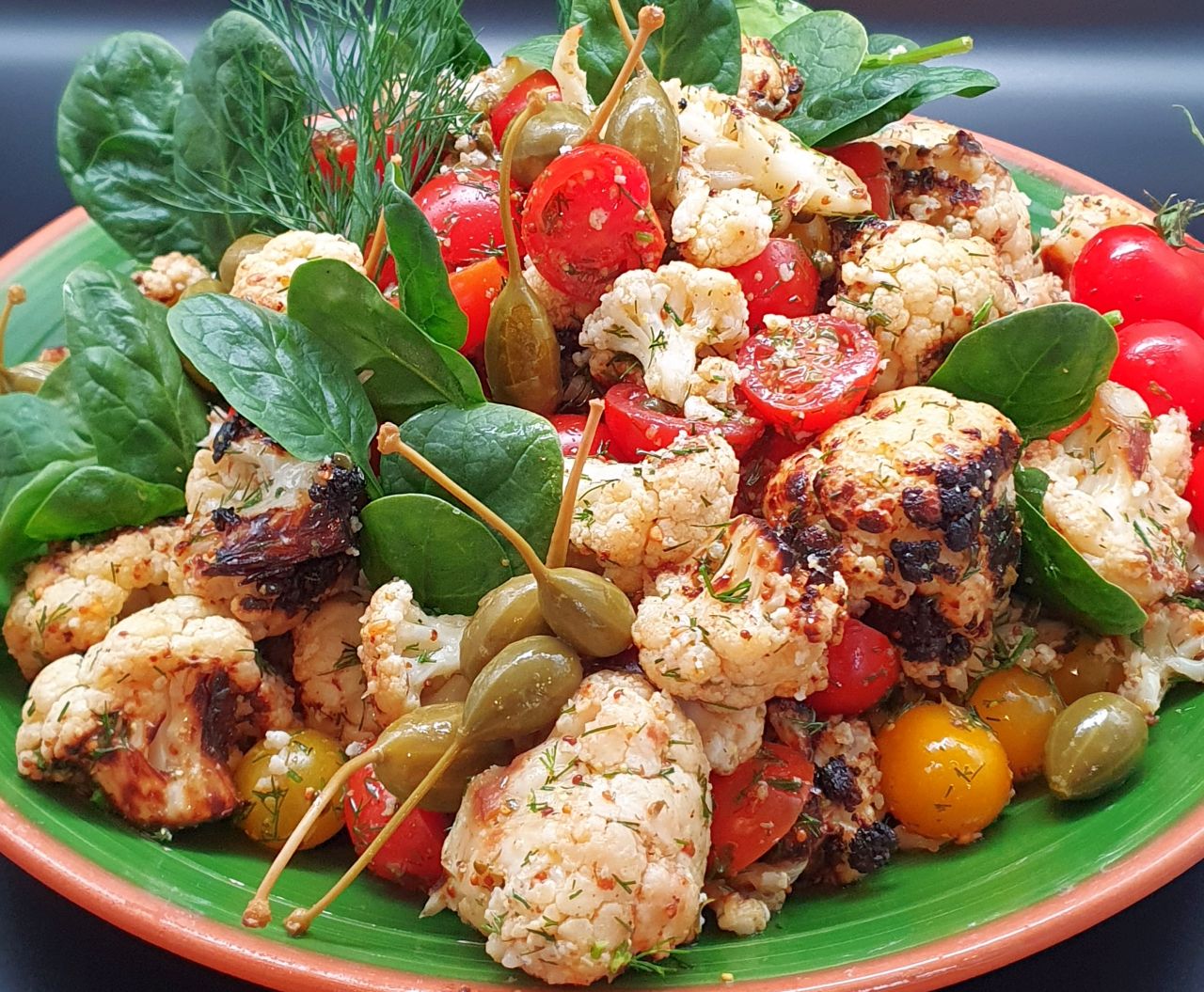 Geroesteter Blumenkohl Kunz-Mahl Catering Koeln