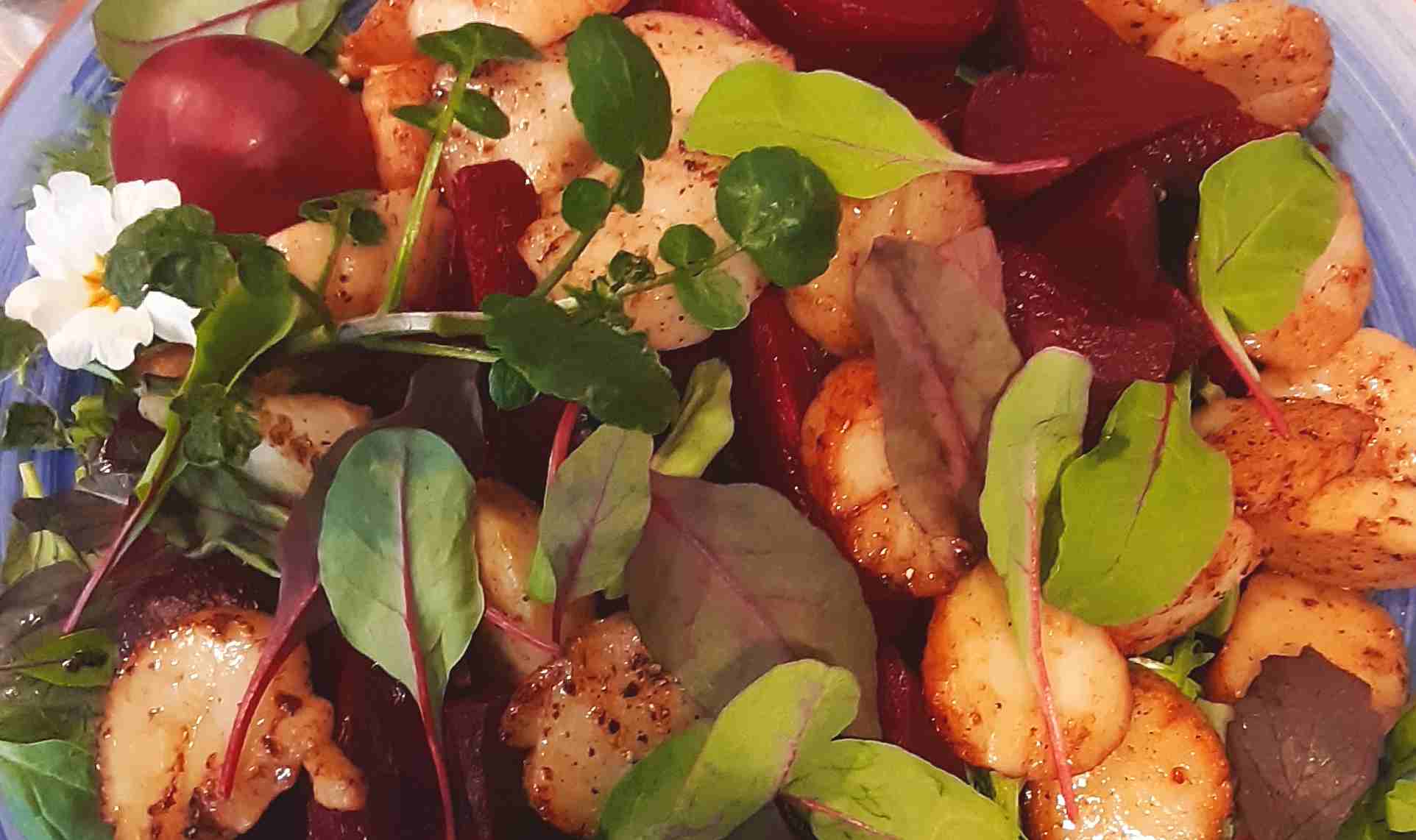 Jakobsmuscheln Linsen Buffet Catering für Event in Koeln Geburtstag Hochzeit Taufe Kommunion Trauerfeier