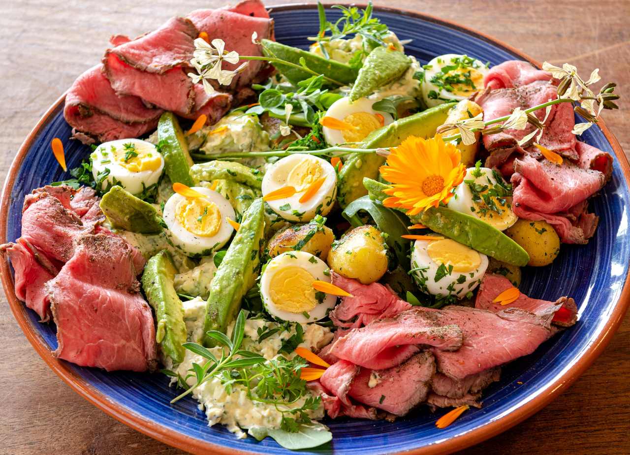 Roastbeef mit Avocado - von den begeistertetn Kunden gut bewertet